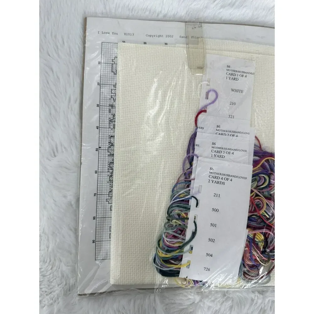 Vintage Sandi Phipps Mother Husband Lovers #86 Counted Cross Stitch Kit 4 Design